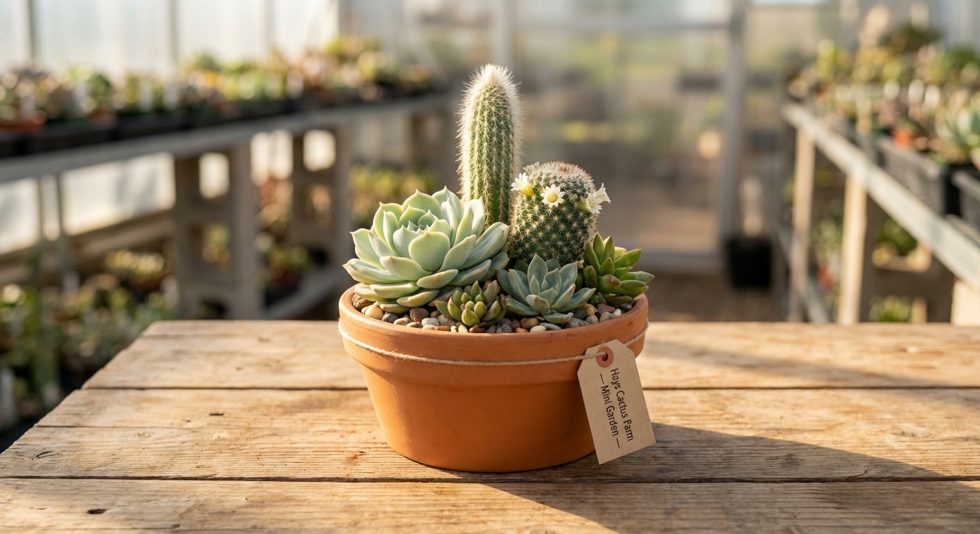 AI-generated image for Hays Cactus Farm — Mini Garden